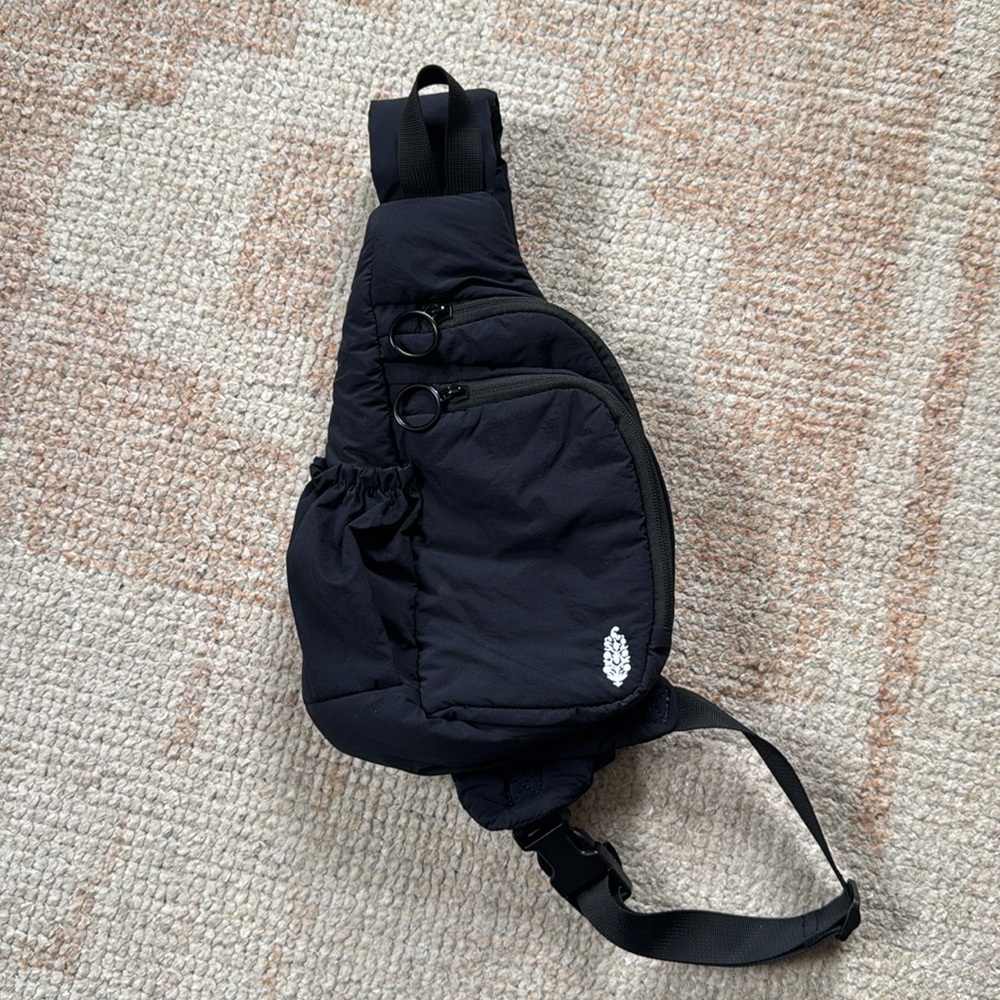 Black Free People Renegade Sling Bag - only used twice!